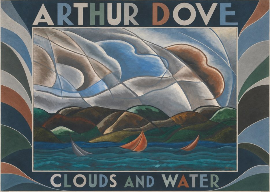 Arthur Dove Clouds and Water No1 - Plakát