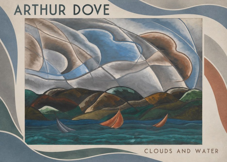 Arthur Dove Clouds and Water No2 - Plakát