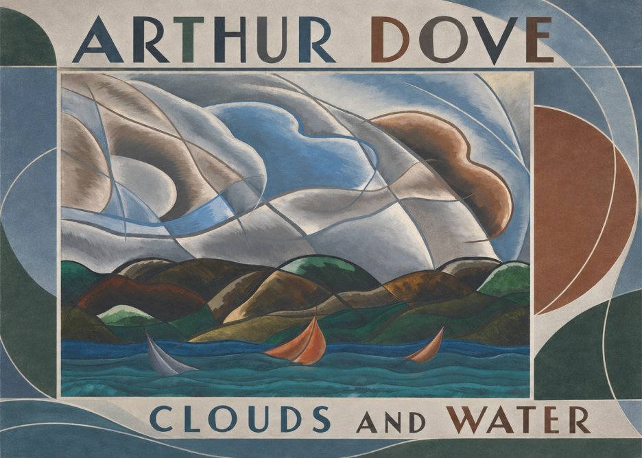 Arthur Dove Clouds and Water No3 - Plakát