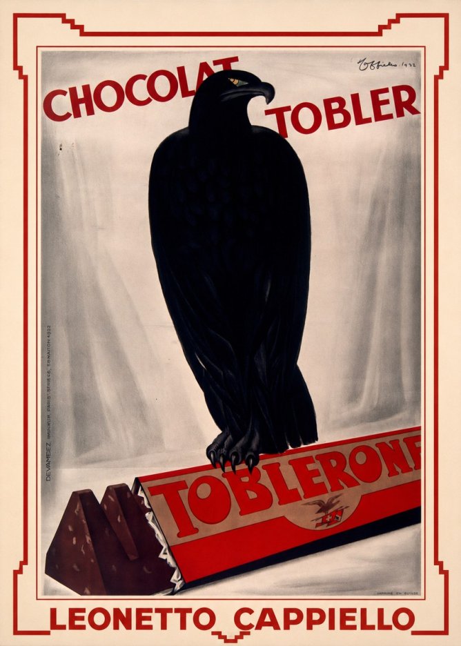 Leonetto Cappiello Chocolat Tobler No1 - Plakát
