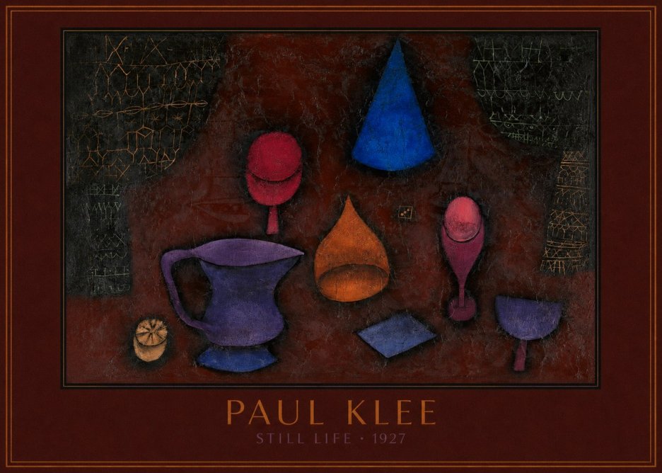 Paul Klee Still Life No3 - Plakát