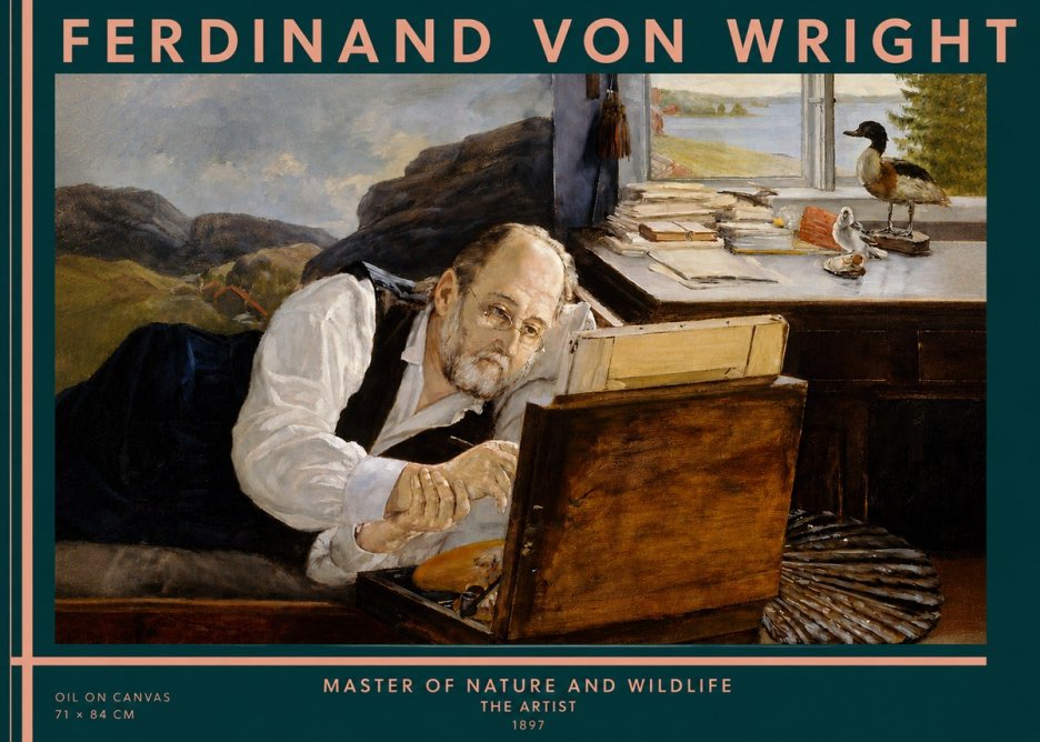 Ferdinand von Wright The Artist No3 - Plakát