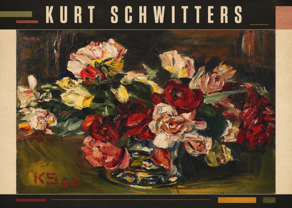 Kurt Schwitters Flower Still Life No3 - Plakát