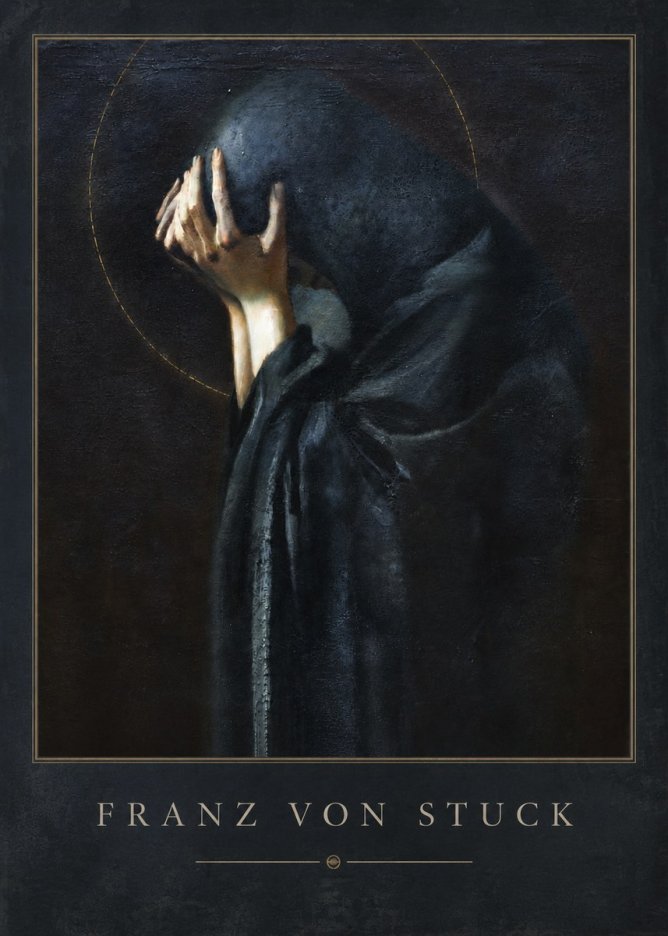 Franz von Stuck The Mourner No4 - Plakát