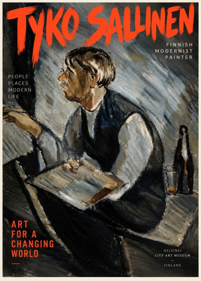 Tyko Sallinen The Artist at Work No2 - Plakát