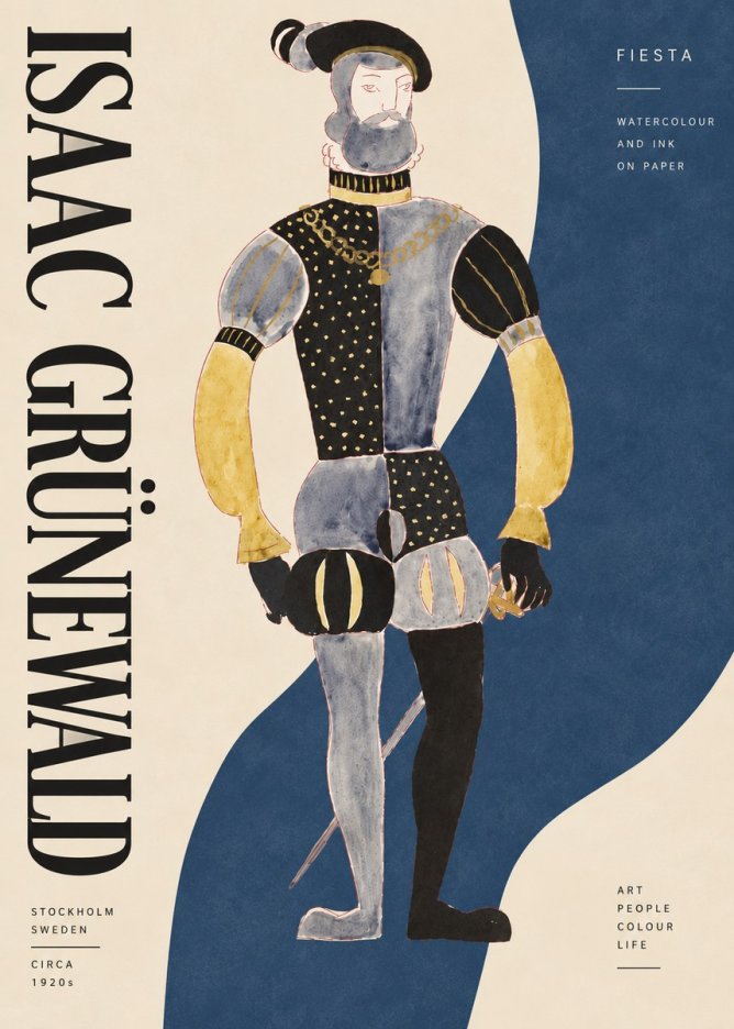 Isaac Grünewald Fiesta No3 - Plakát