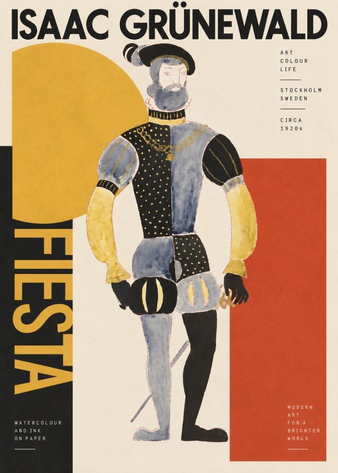Isaac Grünewald Fiesta No6 - Plakát