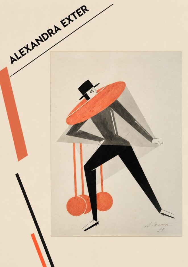 Alexandra Exter Constructivist Figure No2 - Plakát
