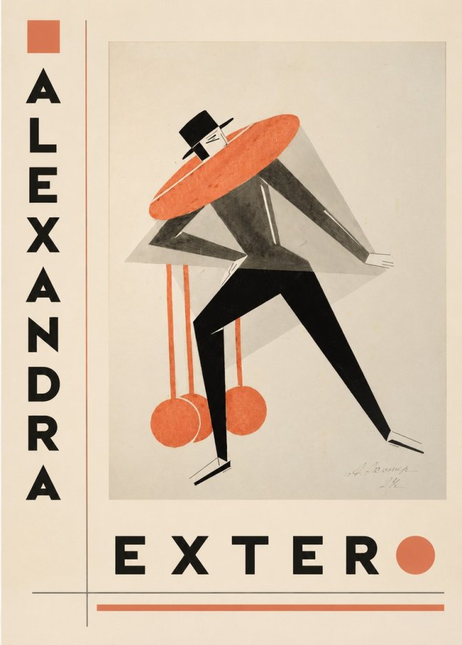 Alexandra Exter Constructivist Figure No3 - Plakát