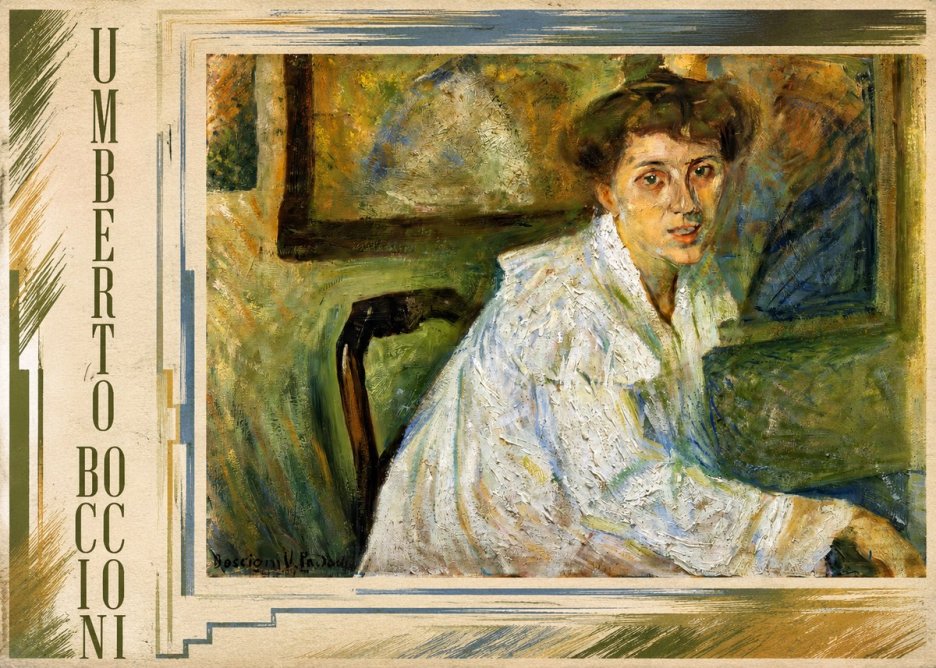 Umberto Boccioni Portrait of the Artist's Mother No4 - Plakát