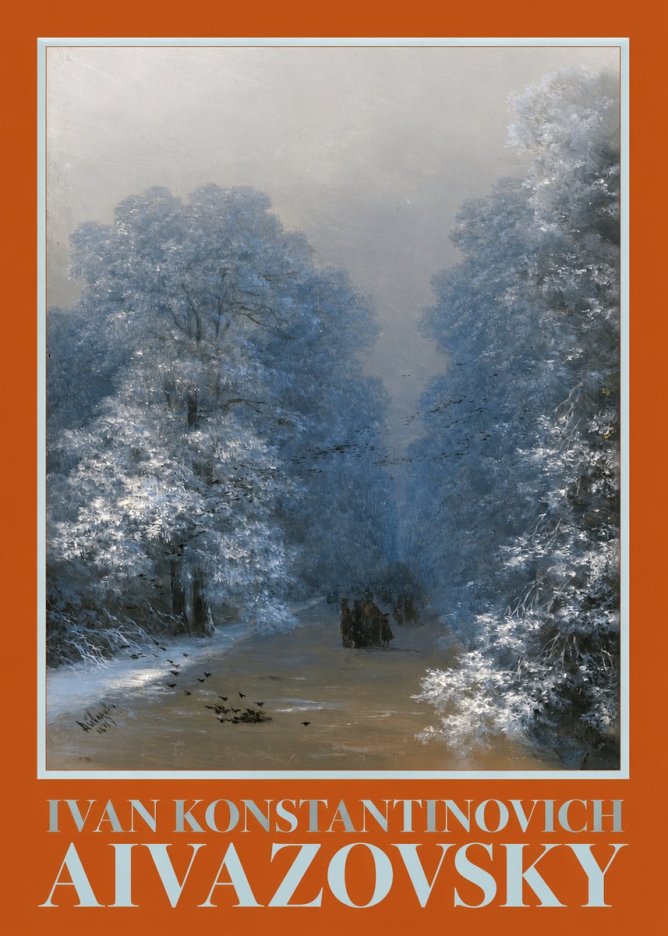Ivan Konstantinovich Aivazovsky Winter Forest No3 - Plakát