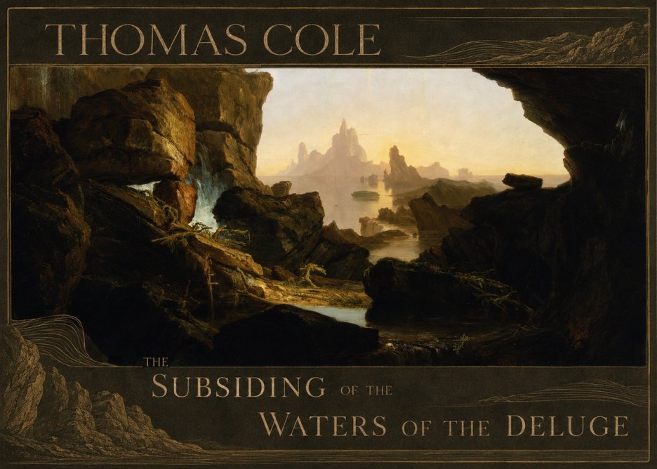 Thomas Cole The Subsiding of the Waters of the Deluge I No3 - Plakát