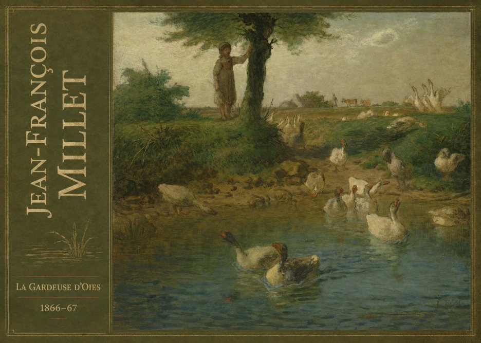 Jean-François Millet La Gardeuse D'oies No2 - Plakát