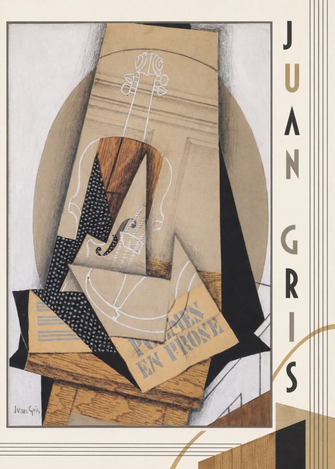 Juan Gris Poèmes En Prose No4 - Plakát