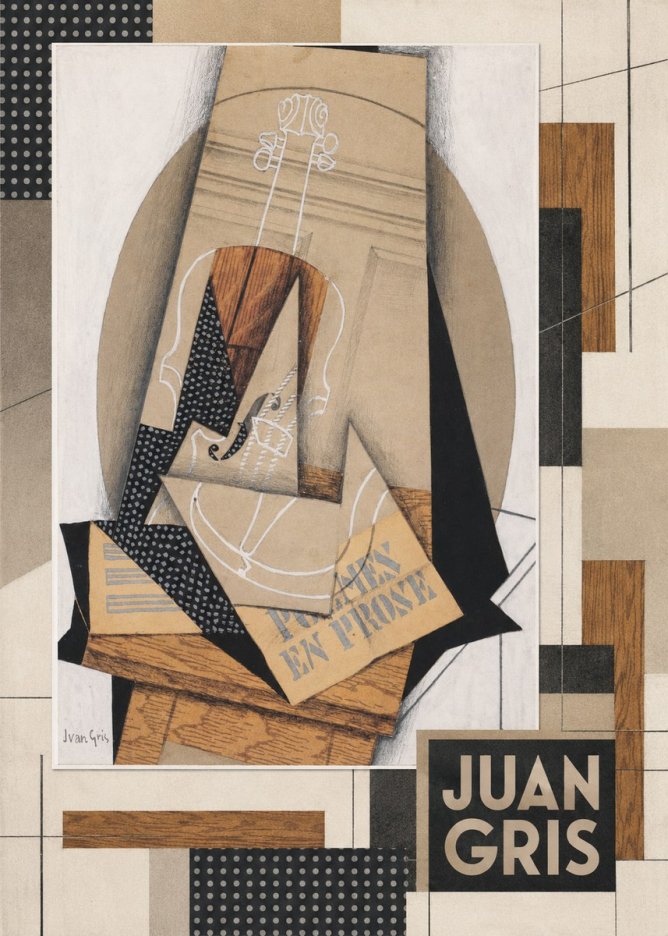 Juan Gris Poèmes En Prose No5 - Plakát