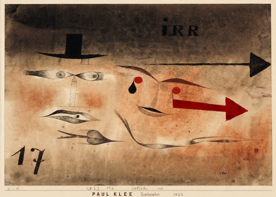 Paul Klee Siebzehn, Irr No6 - Plakát