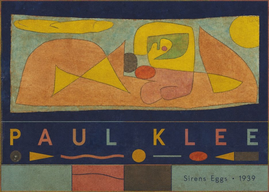 Paul Klee Sirens Eggs No5 - Plakát