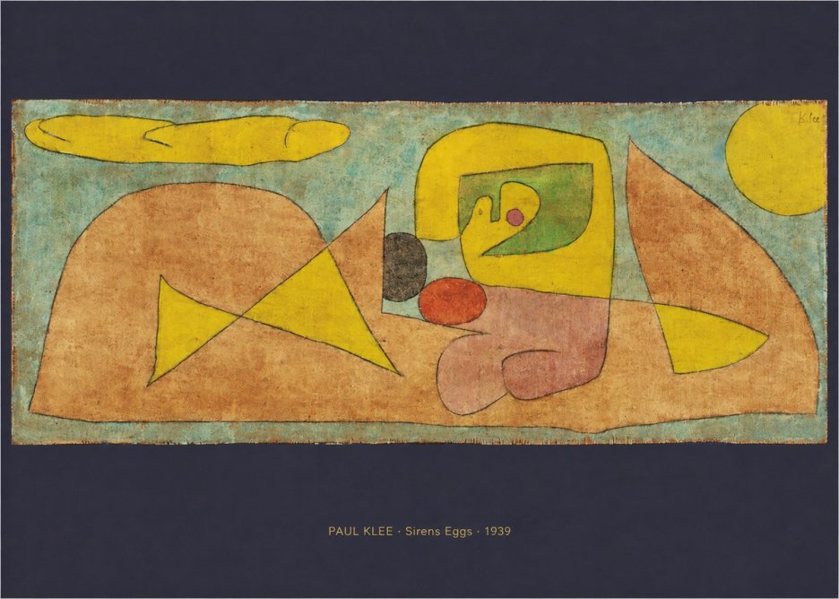 Paul Klee Sirens Eggs No6 - Plakát