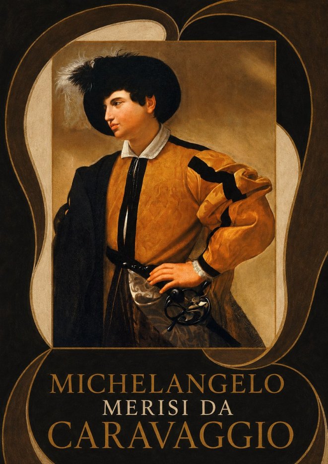 Michelangelo Merisi da Caravaggio Portrait of a Young Man No6 - Plakát