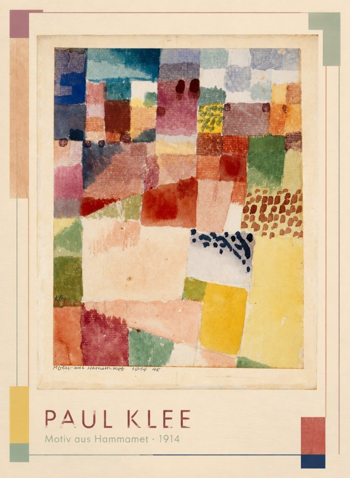 Paul Klee Motiv Aus Hammamet No1 - Plakát