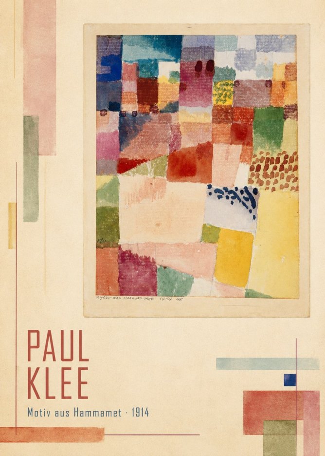 Paul Klee Motiv Aus Hammamet No2 - Plakát