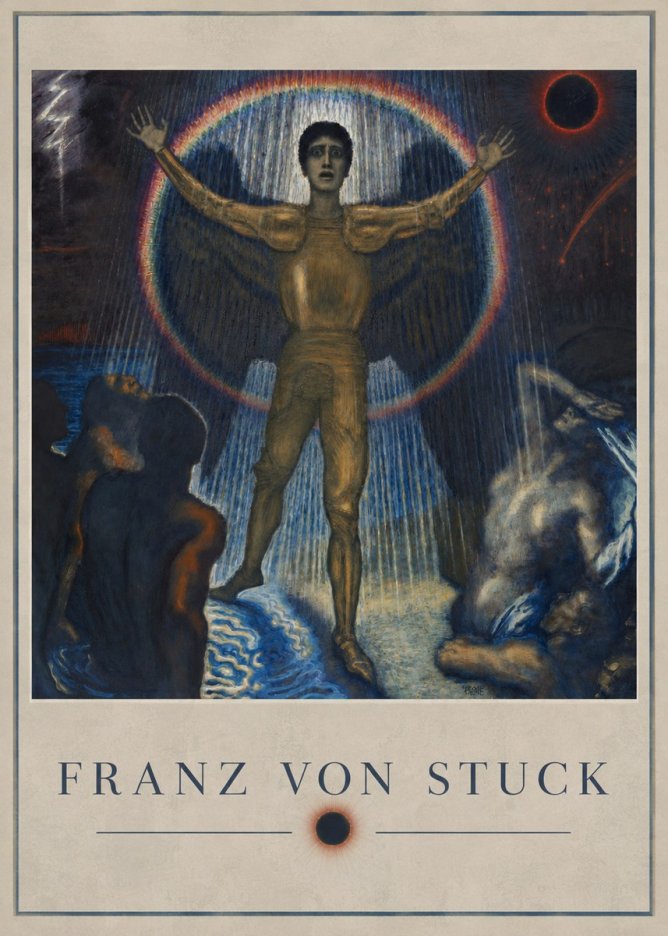 Franz von Stuck Lucifer No2 - Plakát
