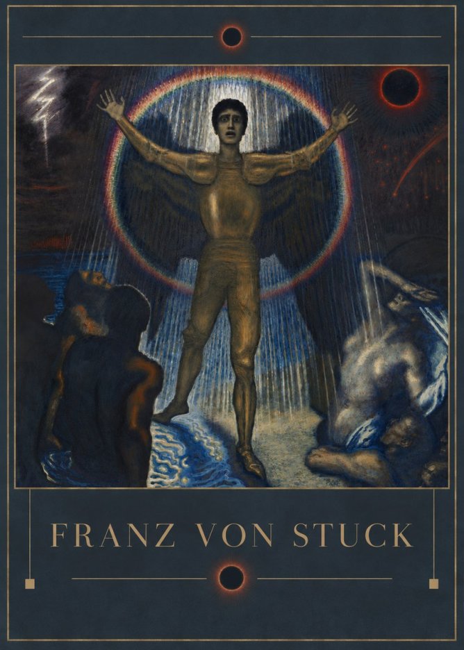 Franz von Stuck Lucifer No4 - Plakát