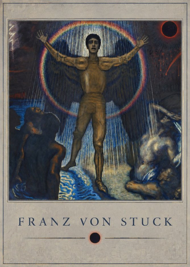 Franz von Stuck Lucifer No6 - Plakát