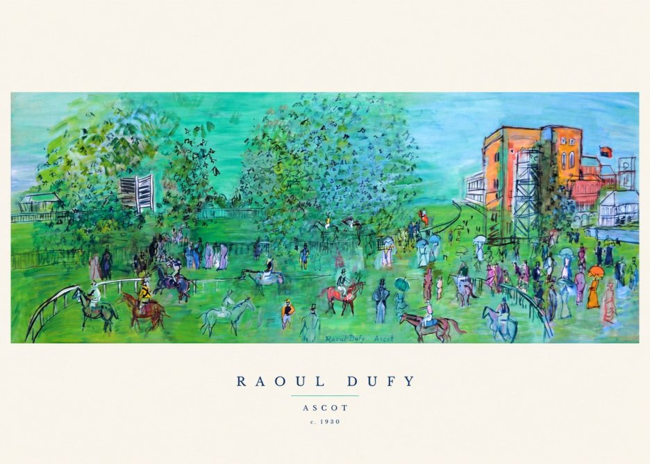Raoul Dufy Ascot C. 1930 I No6 - Plakát
