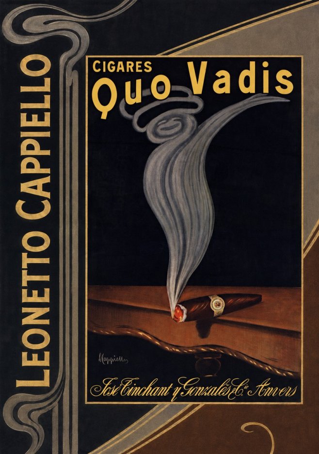 Leonetto Cappiello Quo Vadis No3 - Plakát