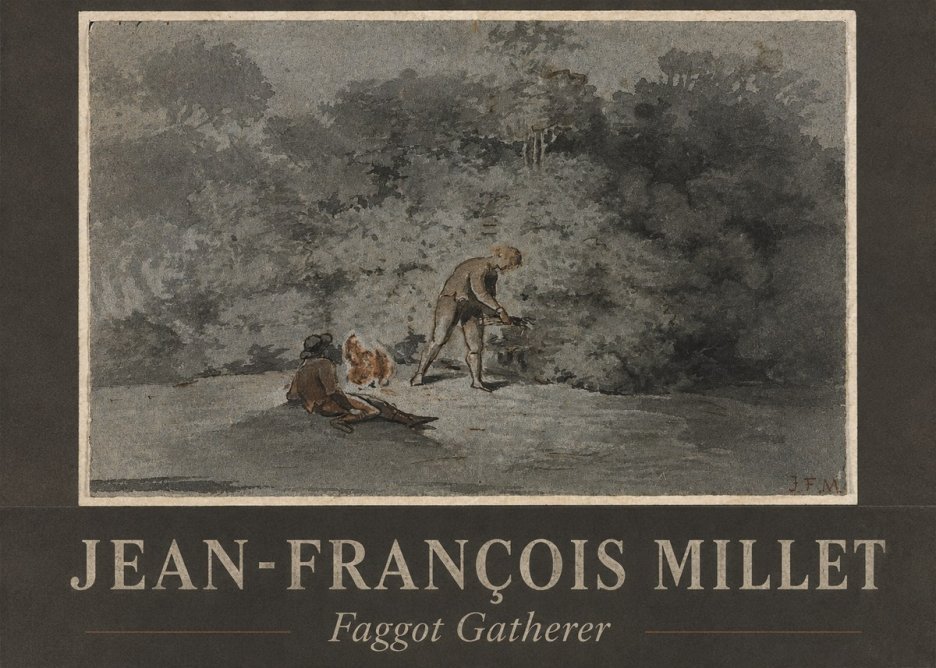 Jean-François Millet Faggot Gatherer No4 - Plakát