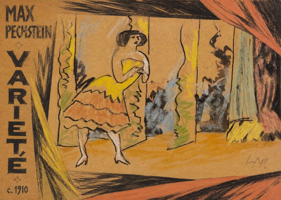 Max Pechstein Varieté No4 - Plakát