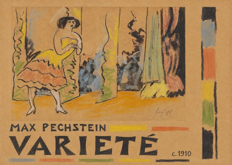 Max Pechstein Varieté No5 - Plakát