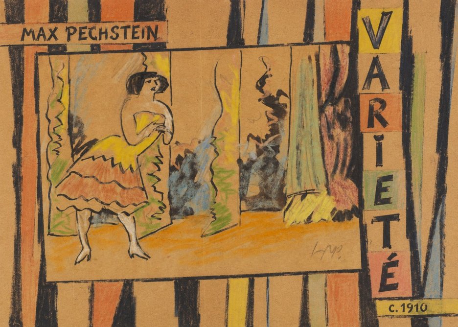Max Pechstein Varieté No6 - Plakát