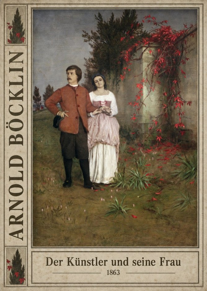 Arnold Böcklin Der Künstler Und Seine Frau No3 - Plakát