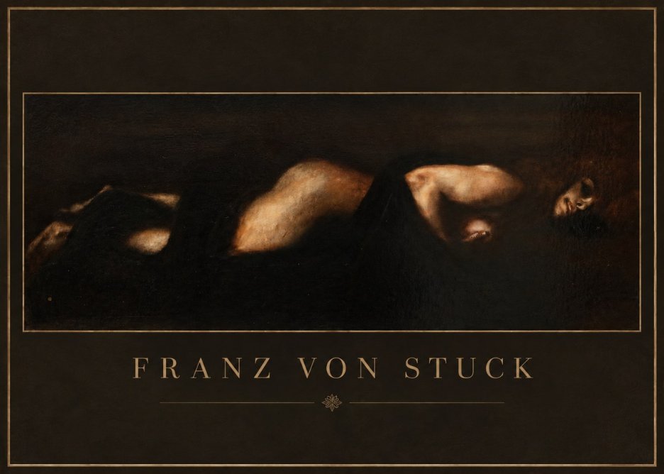 Franz von Stuck Der Schlaf No3 - Plakát