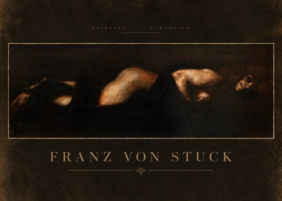 Franz von Stuck Der Schlaf No6 - Plakát