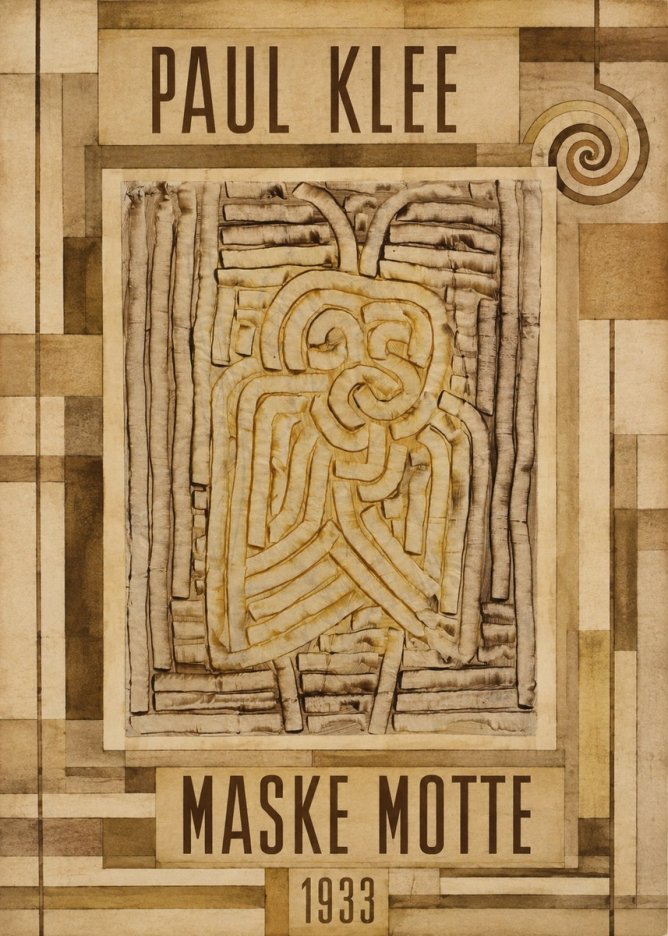 Paul Klee Maske Motte No6 - Plakát