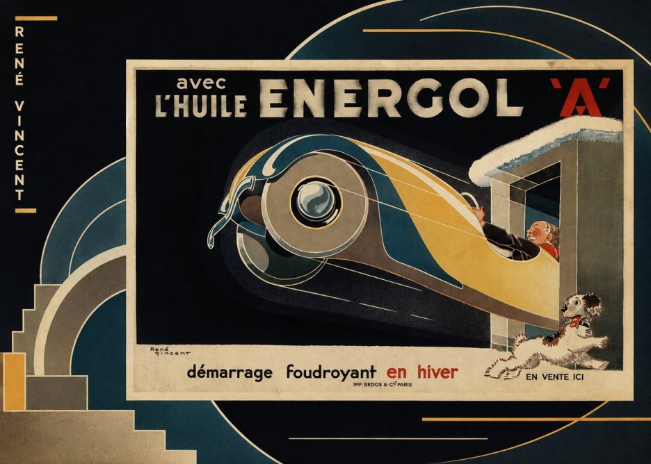 René Vincent Energol 'A' No4 - Plakát