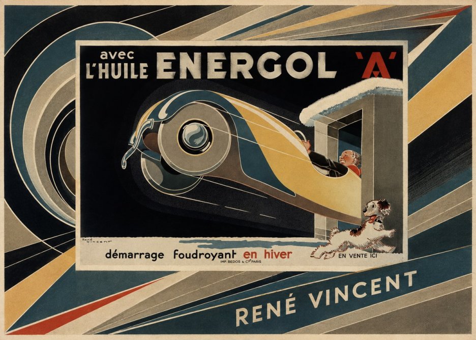 René Vincent Energol 'A' No5 - Plakát