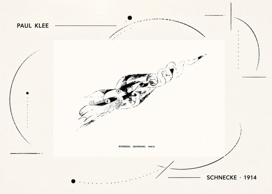 Paul Klee Schnecke No2 - Plakát