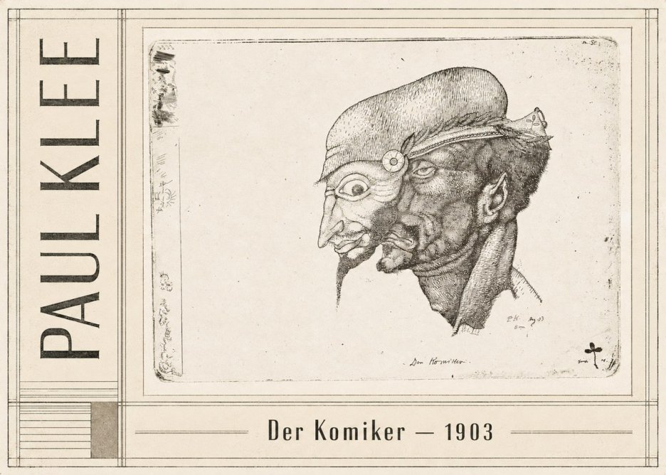 Paul Klee Der Komiker No2 - Plakát