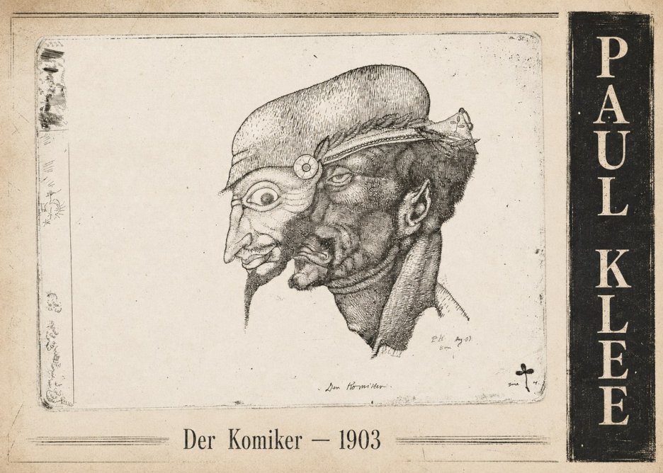 Paul Klee Der Komiker No5 - Plakát