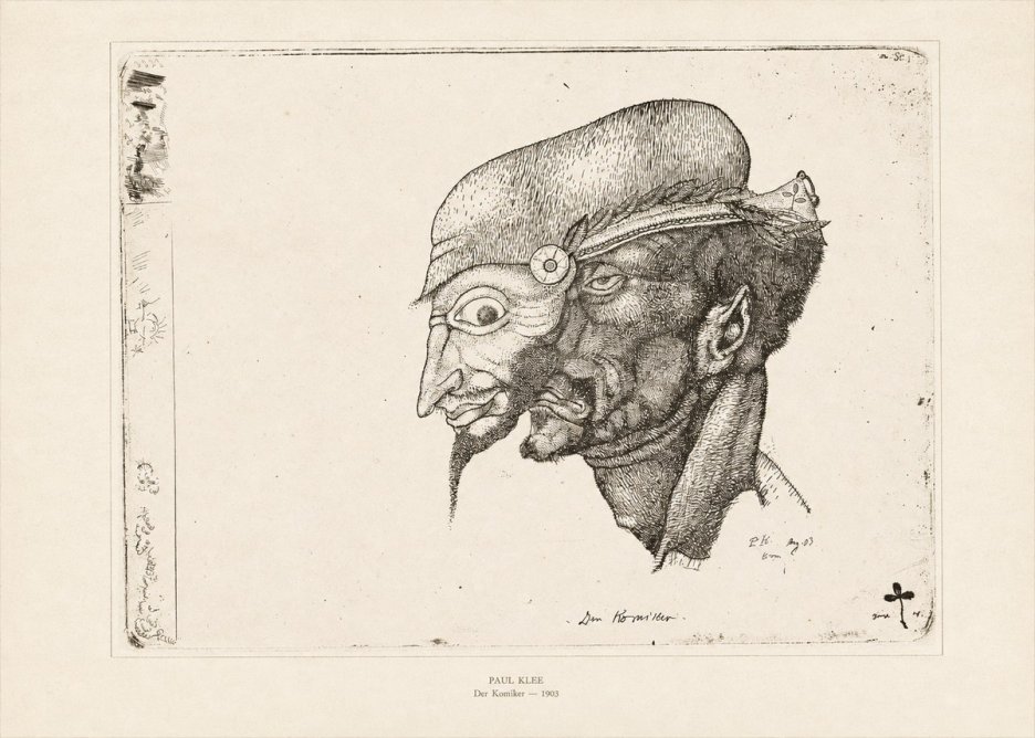 Paul Klee Der Komiker No6 - Plakát