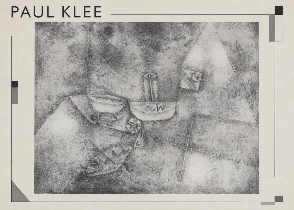 Paul Klee Boats at the Shore No1 - Plakát