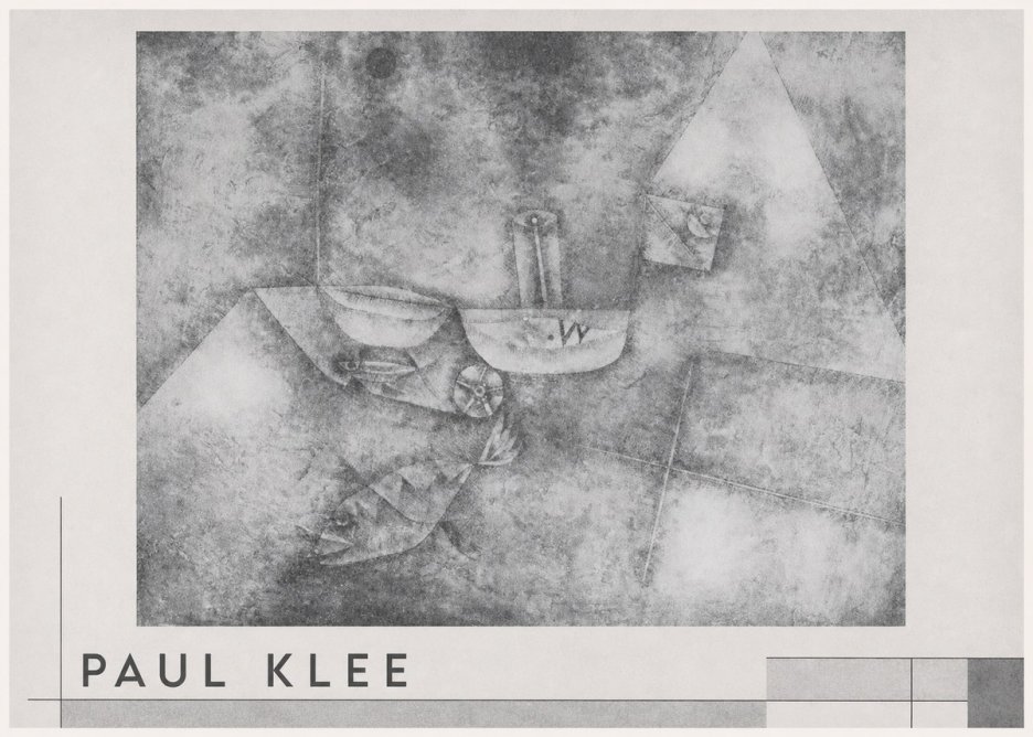 Paul Klee Boats at the Shore No3 - Plakát