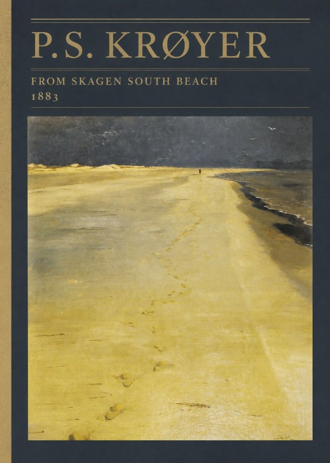 P.S. Krøyer From Skagen South Beach No4 - Plakát