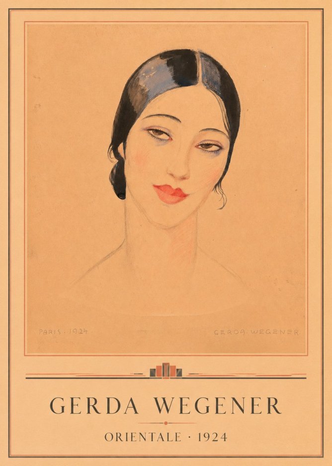 Gerda Wegener Orientale No1 - Plakát