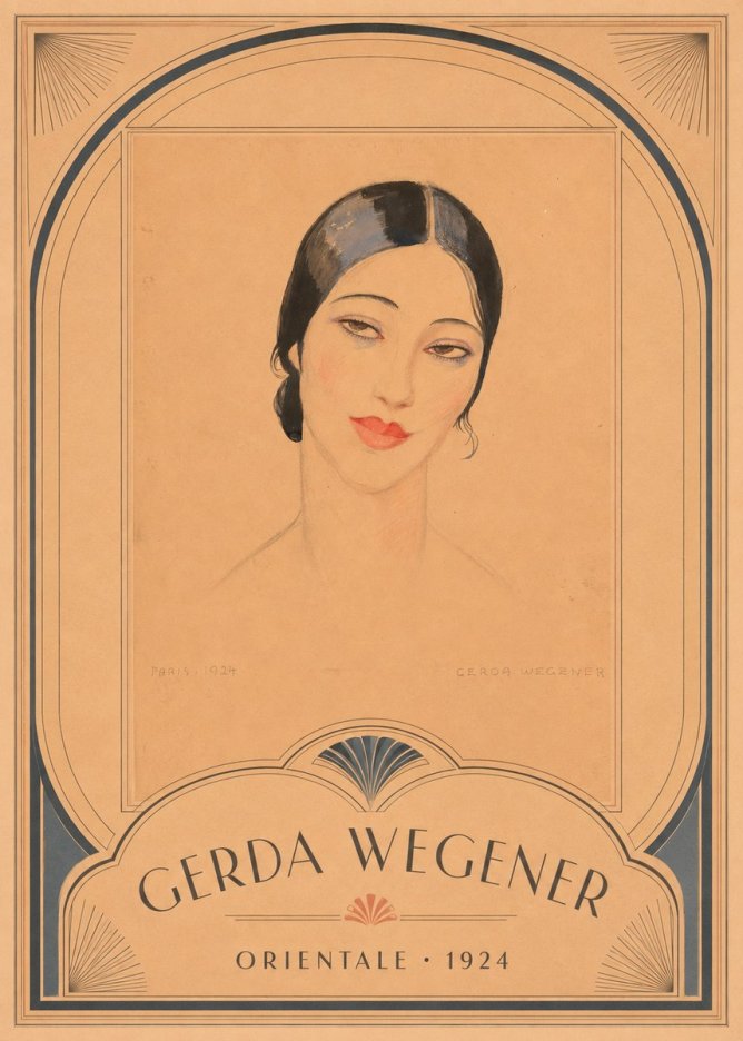 Gerda Wegener Orientale No3 - Plakát