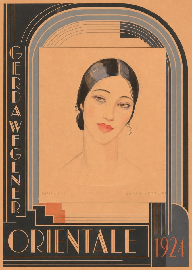 Gerda Wegener Orientale No6 - Plakát